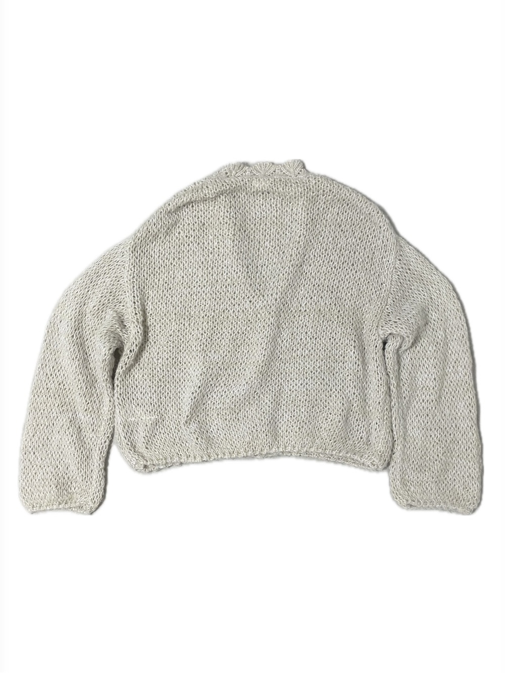 ✰ Kimchi Blue Light Olive Open-Weave V-Neck Cardigan ✰ - Picture 2 of 7